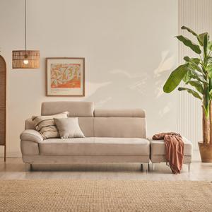 파로마 이즈 루이스 헤드틸팅 3인 패브릭소파 스툴포함 IJL015