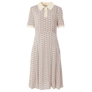 [에이비에프지]밑단주름디테일 카라넥슬림핏반팔롱원피스 APY3HO03H