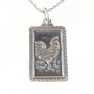 [블루케이] 실버925silver십이지신 닭목걸이240709-18