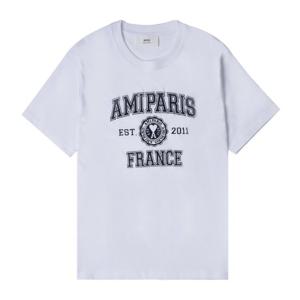 [아미]아미 파리 프랑스 반팔 티셔츠 화이트 HTS008-726-100