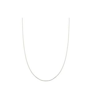 [티르리르] 메모리아 큐브 실버화이트 체인 목걸이 TNSSVW13901M