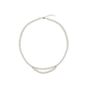 [티르리르] 티젠 맥시마이즈 쉘펄 두줄 목걸이 TNSSVW14036M