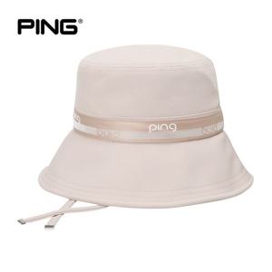 [PING] 여성 로고 테잎 버킷햇