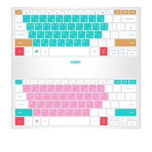 노트북키스킨 삼성 NT900X3M NT901X3M 노트북 마카롱 문자키스킨