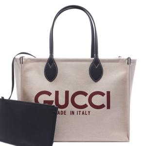 [구찌]24FW 여성 로고 프린트 미디엄 토트백 (772176 FACUL 8573 24F)