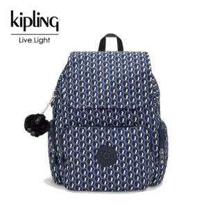 [키플링]키플링 13리터 덮개형 데일리 백팩  시티집 S  3D K 블루  KOCBA09 3DKB