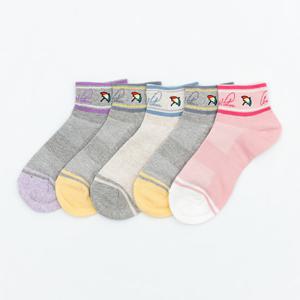 아놀드파마 여성 편한 뒤틀림 방지 단목 양말 5켤레 세트