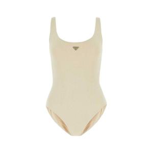 프라다 여성 베이지 Stretch 나일론 장식 원피스 수영복 70196RS23113K9 F03OP