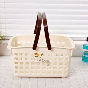 잎새 목욕바구니 소 정리바구니 욕실바구니
