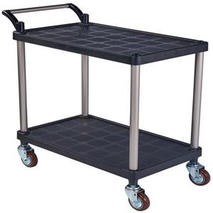 서빙카 플라스틱 2단 대 회색(소폭)바퀴