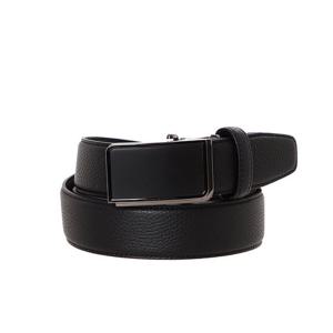 [에스티듀퐁(셔츠)]블랙 흑니켈 사틴 자동벨트 TE4FMBTAB107TBK