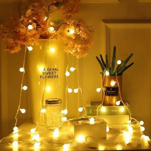 [도토로]40구 LED 구슬 앵두 가랜드 전구(6M) (웜색)