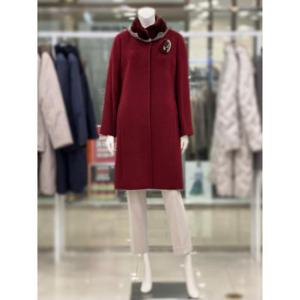 벨리시앙 세이브존01 투톤 칼라 밍크 알파카 울 코트 LC0403