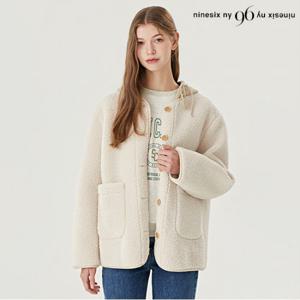 [나인식스뉴욕]후드 양털 자켓 (NO4JK004L0)