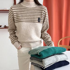 샵앤) 국내산 여성 터틀넥 니트티셔츠 21DS-WKN-4002-그레이