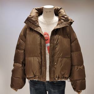 [에이지도르](ALFOWIJ102L) 스트링후드패딩점퍼