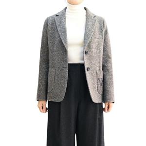 [비꼴리끄(여성)]홈스펀 아웃포켓 투버튼 자켓 B244WJ3040