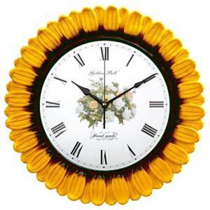 GB2026 무소음 해바라기 꽃잎 꽃벽시계 제조한국