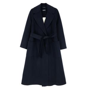 막스마라 여성 AGATA 아가타 벨티드 블루 코트 2429016071600 012 블루