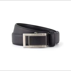 [레노마(셔츠)]사 은품 양말[광복점]포체 선물 포장 검정 소가죽 자동벨트 FNRBE1105BK