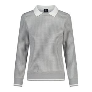 애플라인드 울혼방 방풍 레이어드 여성 골프 니트 AMWW0CKN01