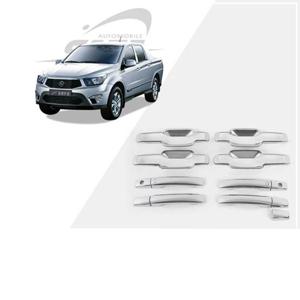 (도어캐치 몰딩) 코란도 스포츠 크롬 손잡이 커버