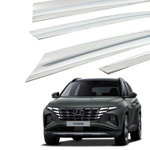 투싼NX4 크롬 썬바이저 차량용 윈도우 창문 진흥 6P