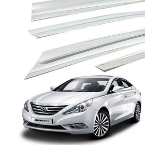 YF쏘나타 크롬 썬바이저 차량용 윈도우 창문 진흥 4P