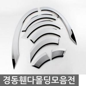 투싼IX 휀다몰딩 8pcs 차량용 익스테리어용품