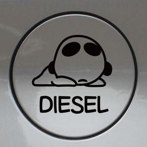 자동차 주유구 차량용 스티커_코모 디젤