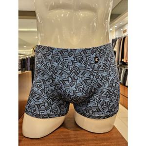 [와코루] 폴리 스판 심플 기하학 나염 남성드로즈 (WMP2400-BU)