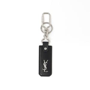 생로랑 카산드라 레더 키링 키체인 블랙 777523 BWR0E 1000