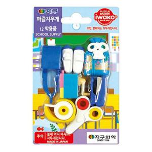 지구화학 퍼즐 지우개 완구 (no.12 학용품)