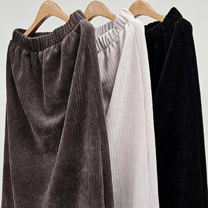 윙크밴딩코듀로이스커트 412T489S 빅사이즈 여성