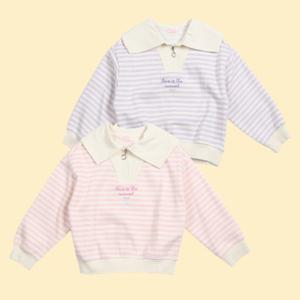 [로엠걸즈(아동)]반집업 카라 스웨트티셔츠RGMA24T3C