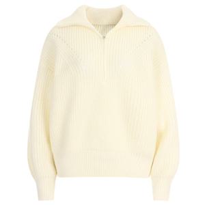 샵앤) 여성 반집업 터틀넥 방한 니트 티셔츠 BOM-WKN-20247-아이보리