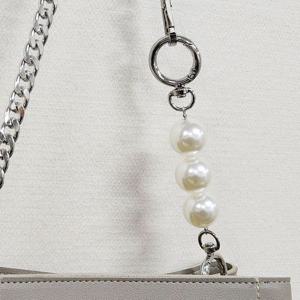 진주 포인트 연장 스트랩 14cm 실버