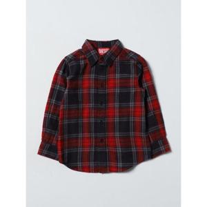 키즈 디젤 패턴 셔츠 J01363KXBGH K407 Red