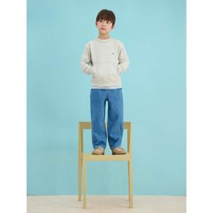 [빈폴키즈] 뉴 베이직 포켓 스웨트 셔츠 베이지 (BI5141U08A)