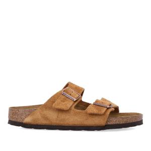 버켄스탁 내로우 핏 아리조나 스웨이드 샌들 25P1027162 MINK