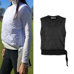 보스케 여성 겨울 골프웨어 골프 라운드넥 패딩 조끼 L30112395