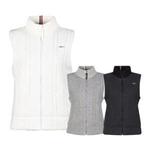 보스케 여성 가을 골프웨어 골프 방풍 니트 조끼 베스트 L102438