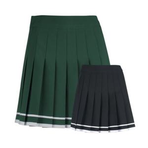 보스케 여성 봄 가을 골프웨어 테니스 플리츠 주름 스커트 치마바지