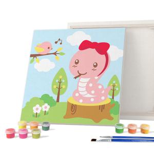 아이러브페인팅 DIY캔버스형 그림그리기 20x20cm 12간지_뱀