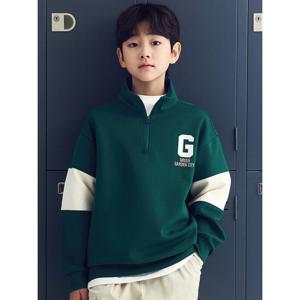 [탑텐키즈]남아) 더블니트 하프넥 스웨트셔츠 MKF1TR1203