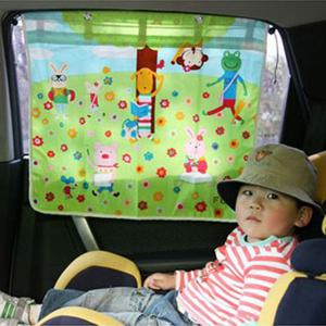 FLEXA 캐릭터 차량용 햇빛가리개 자동차 커튼 커텐 차량용커튼