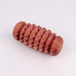 휴대용지압기 향나무 원통형 손지압기