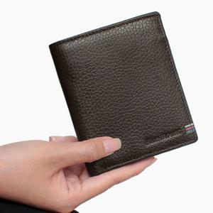 고급 남성 데일리 현금 카드 중지갑 대학생 가죽 지갑
