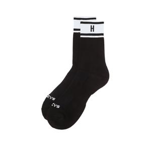 헤지스 골프 25SS 네이비 남성 로고배색 면혼방 장목양말 HUSS5E104N3