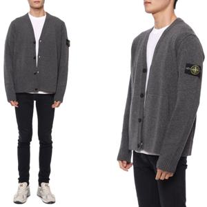 [스톤아일랜드] 23FW 남성 와펜 패치 울 가디건 (7915545B6 V0M67 23F)